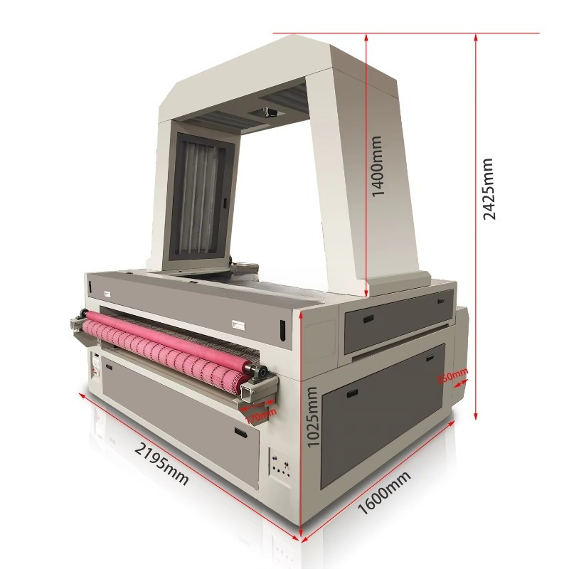 1610 CCD Camera Laser Cutting  - Industrial Laser Fabric Cutting Machine recension och pris