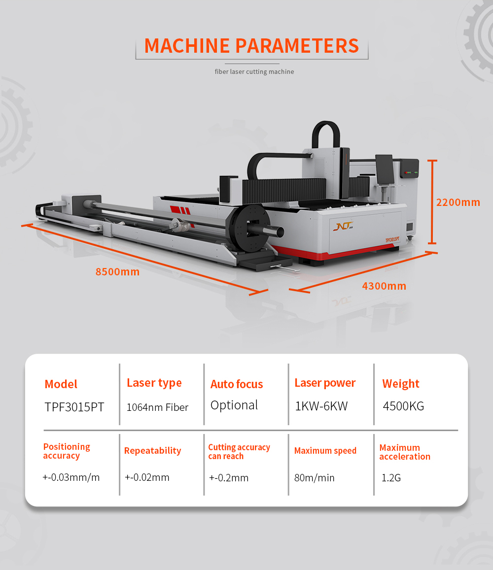 Fast Speed Laser Pipe Tube Cut - Industrial Laser Cutter Price recension och pris