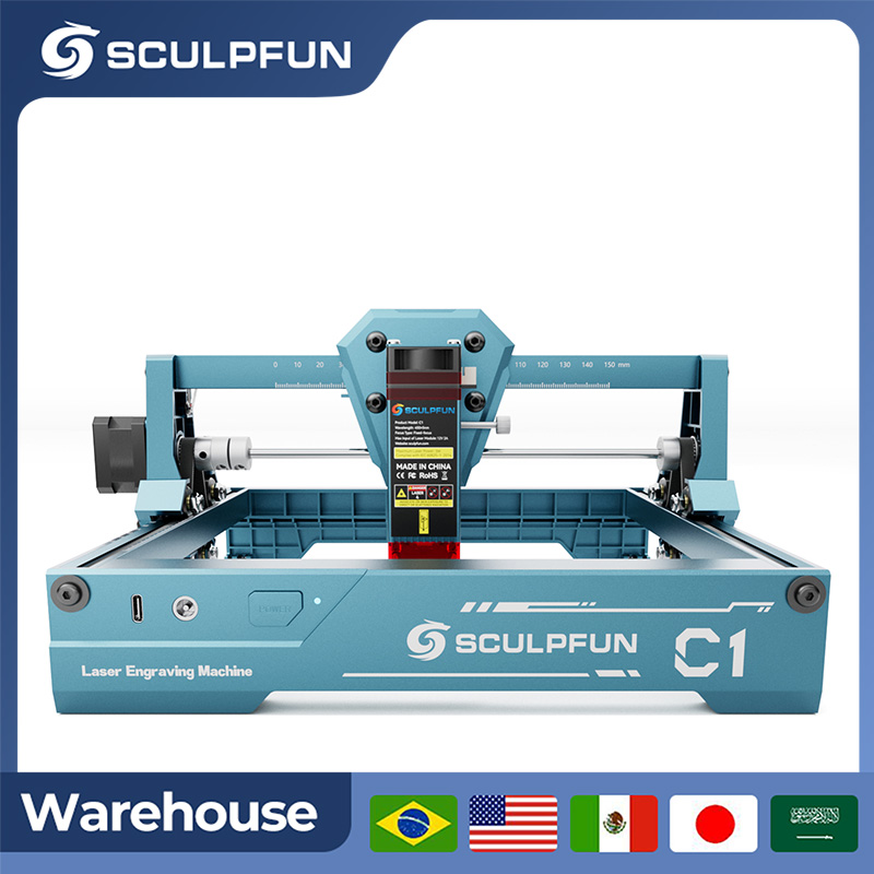 Sculpfun 3W C1 Mini Laser Engr - Industrial Laser Engraver recension och pris