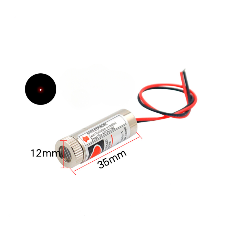 650nm 5mW Red Point / Line / C - Laser Focus Lens recension och pris
