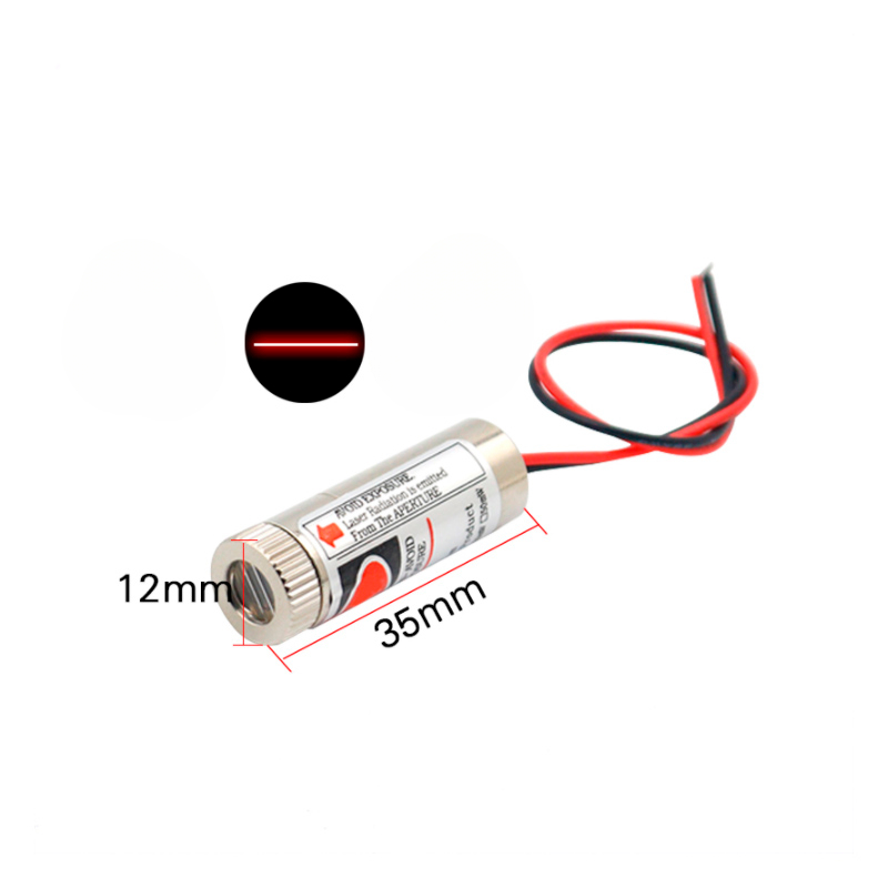 650nm 5mW Red Point / Line / C - Laser Focus Lens recension och pris
