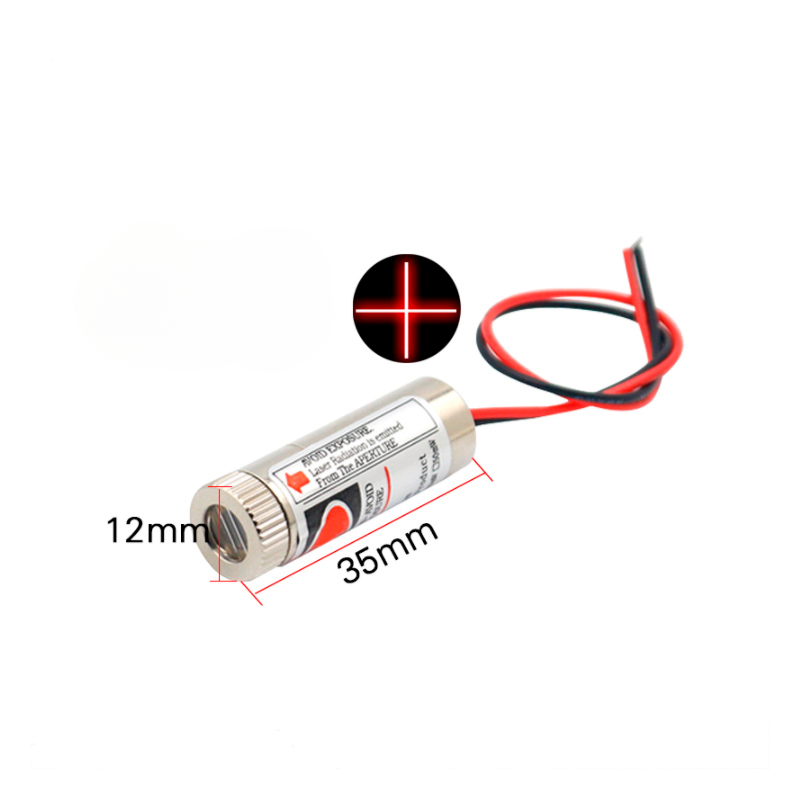 650nm 5mW Red Point / Line / C - Laser Focus Lens recension och pris