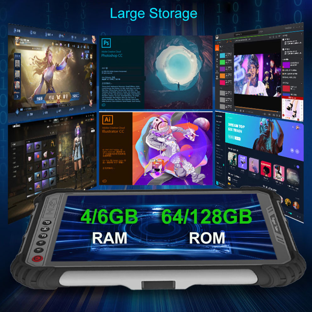 Rugged Tablet RJ45 4GB+64GB 4G - Industrial Laser Scanner recension och pris
