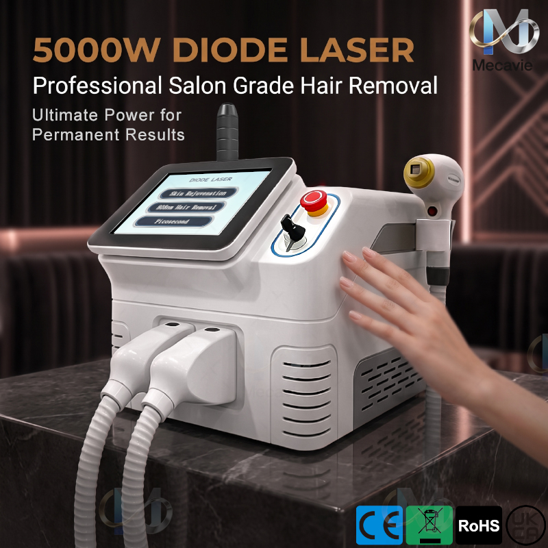 2026 New 5000W 2 In 1 Soprano  - Industrial Laser Hair Removal Machine recension och pris