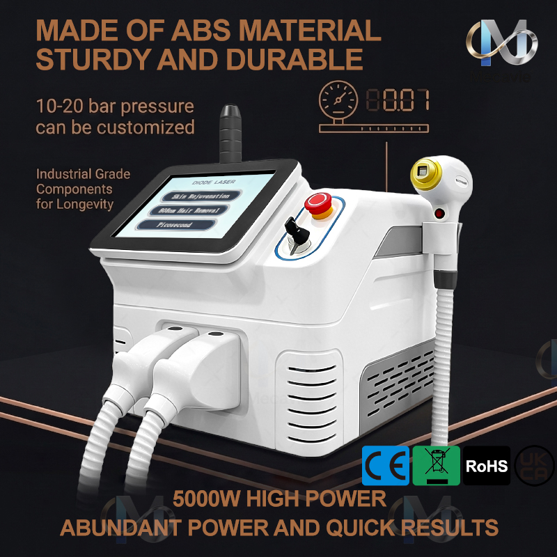 2026 New 5000W 2 In 1 Soprano  - Industrial Laser Hair Removal Machine recension och pris