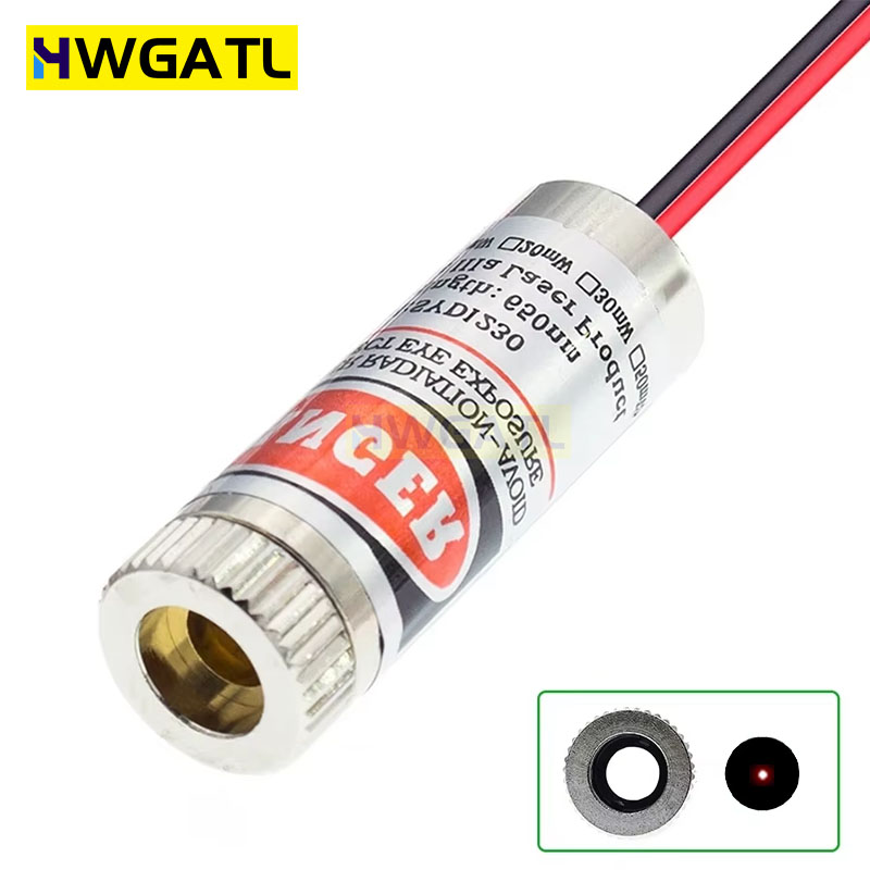 650nm 5mW Red Point / Line / C - Laser Focus Lens recension och pris