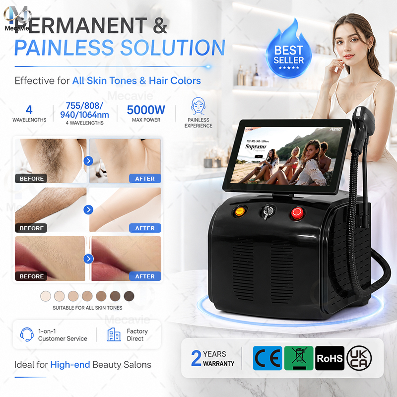 Portable Soprano Ice Titanium  - Industrial Laser Hair Removal Machine recension och pris