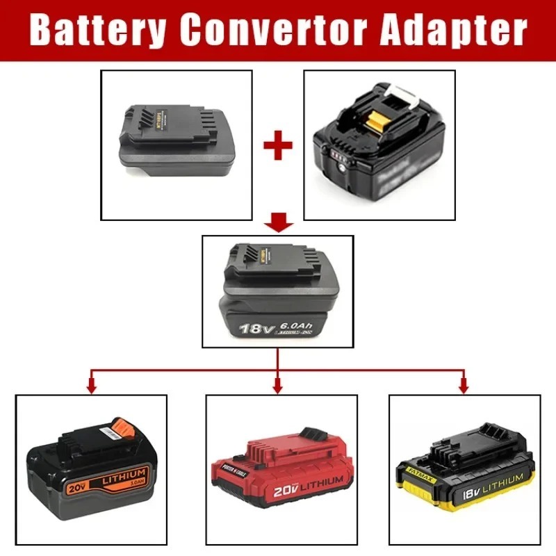 MT18BPS Adapter for Makita 18V - Black+Decker Tool Cordless recension och pris