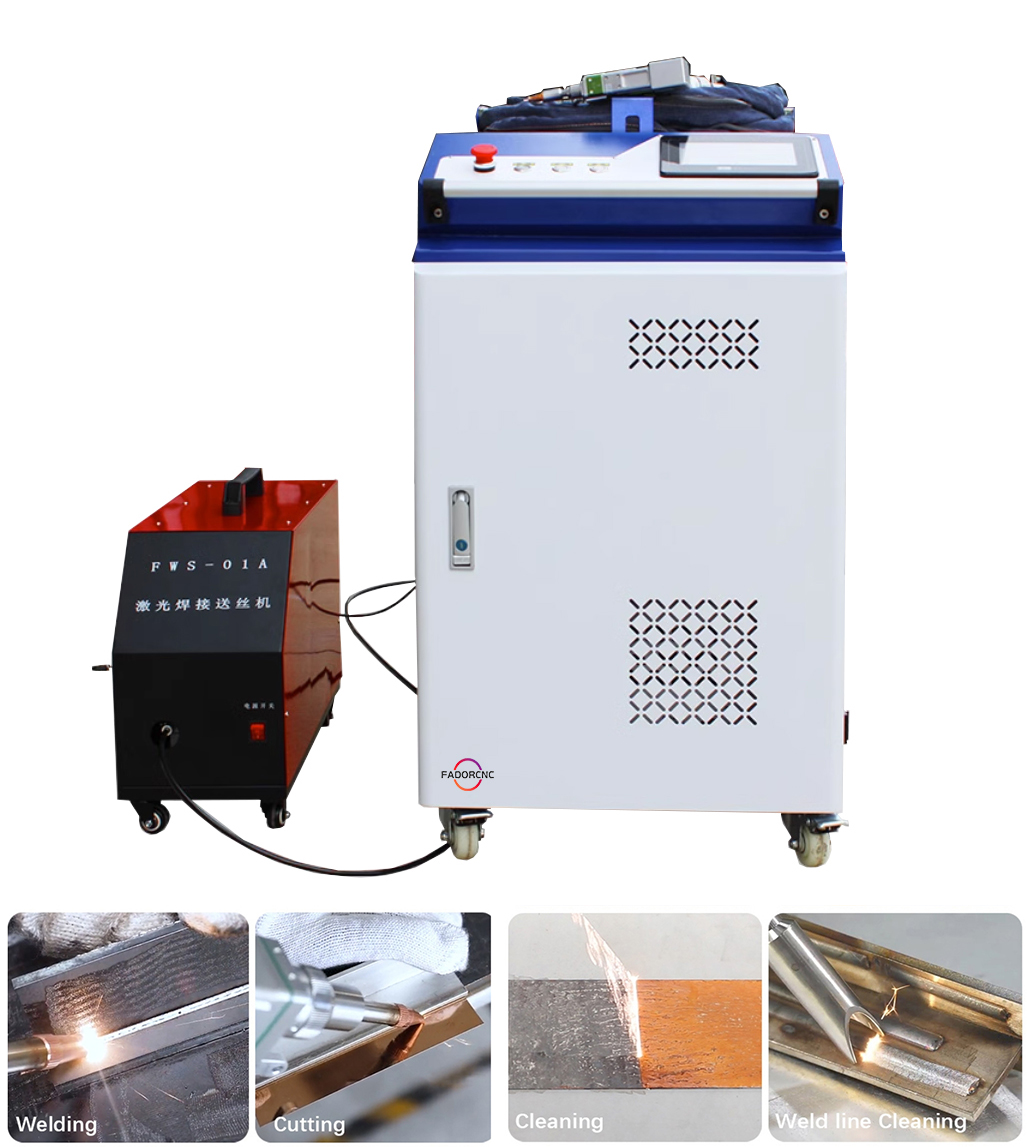 4 In 1 Fiber Laser 1000W 2000W - Handheld Laser Welding Machine recension och pris