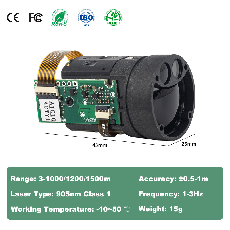 Light Weight 1000m  Night Visi - Industrial Laser Measuring Device recension och pris