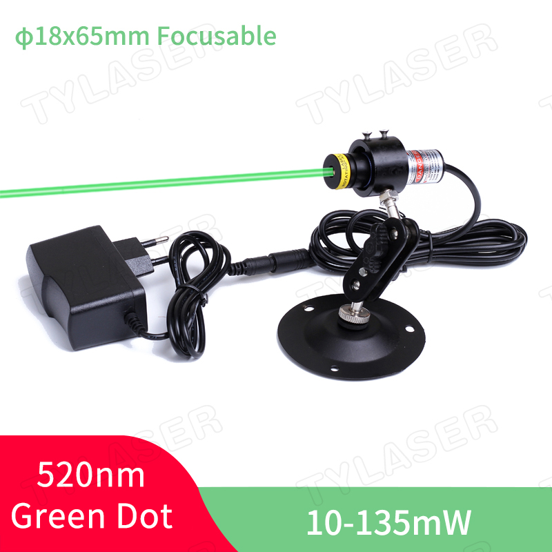 Focusable 18x65mm 520nm Green  - Industrial Acrylic Laser Cutter recension och pris